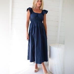 Marea by Liz Joy JANE DRESS - NAVY BLUE Color womens SIZE SMALL NWT